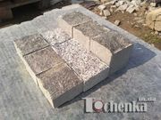 брусчатка из камня пиленая колотая